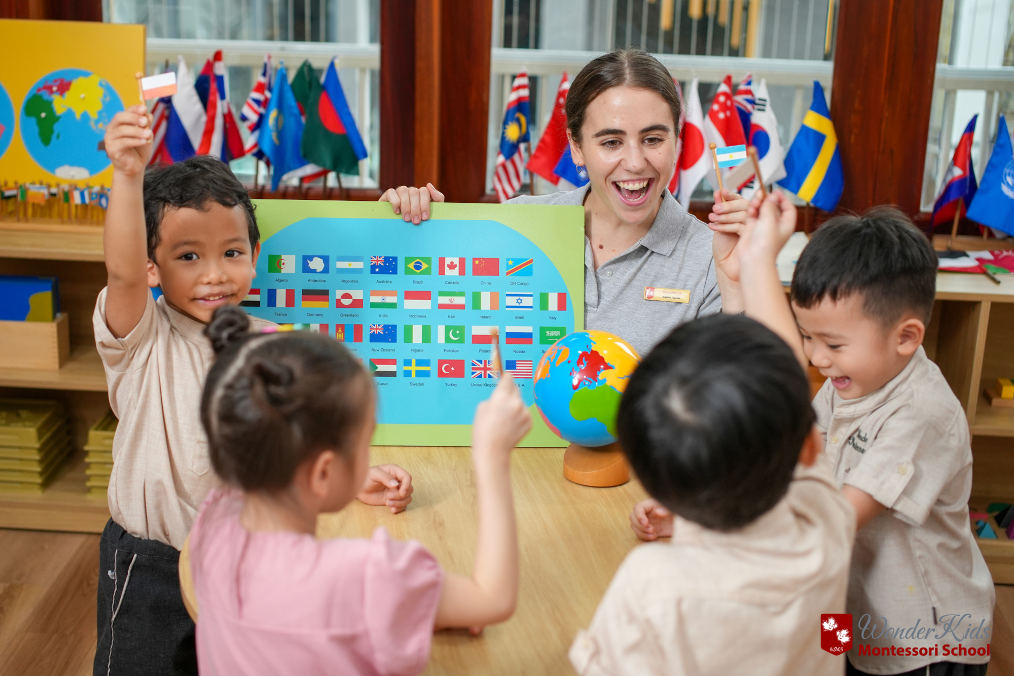 Head teacher được đào tạo chuyên sâu theo chuẩn Montessori